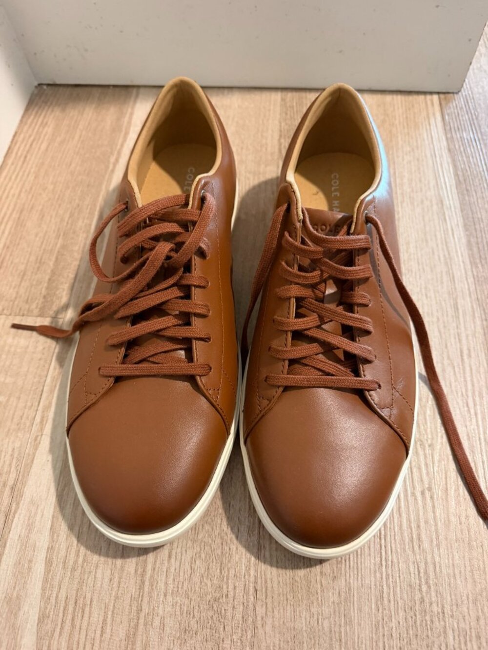 Cole Haan Tan Leather Sneakers Size 10